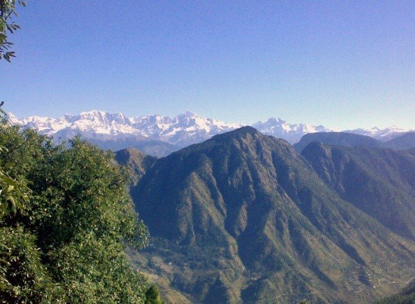 Nagni Temple Uttarkashi forest trail view
