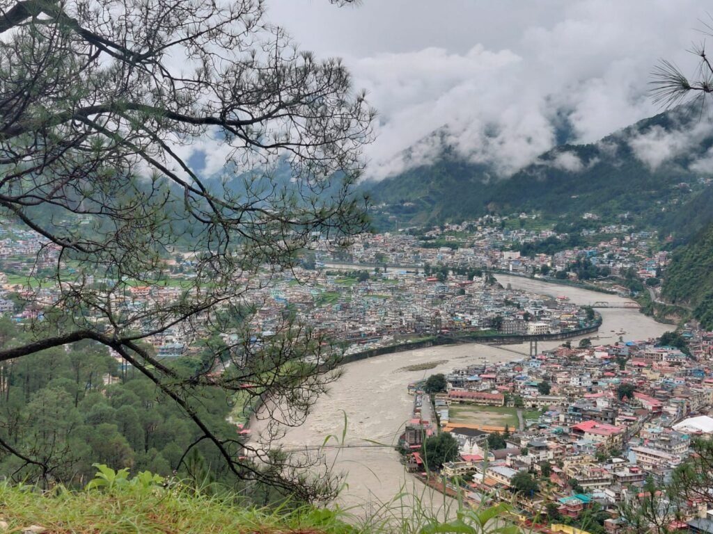 Uttarkashi Bhagirathi River Uttarakhand pilgrimage sacred city mountains