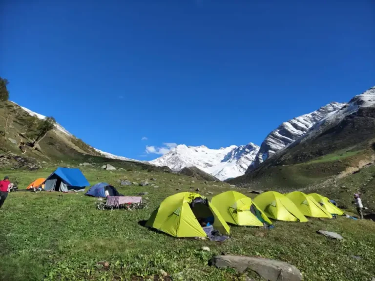 Kyarkoti Harsil Trek Uttarakhand alpine meadow lake