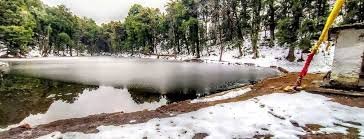 Nachiketa Tal Uttarkashi Uttarakhand forest lake reflection